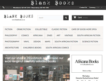 Tablet Screenshot of blankbooks.co.za